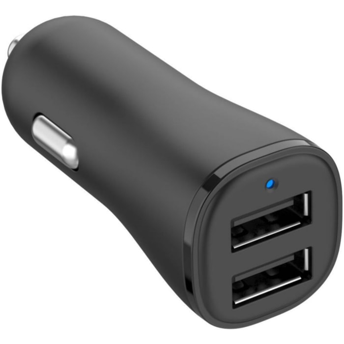 Chargeur allume cigare ESSENTIELB 24W 2x USB-A noir