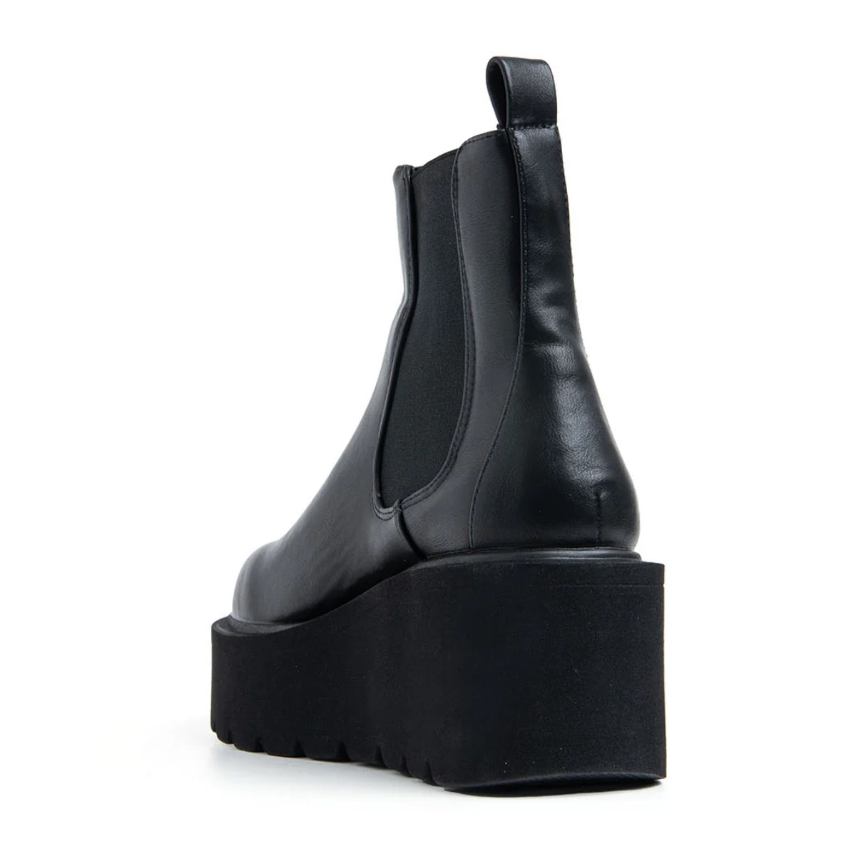 Chelsea alla caviglia con fondo platform - NERO