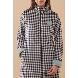 Vestaglia donna maybe in coral con zip Noidinotte