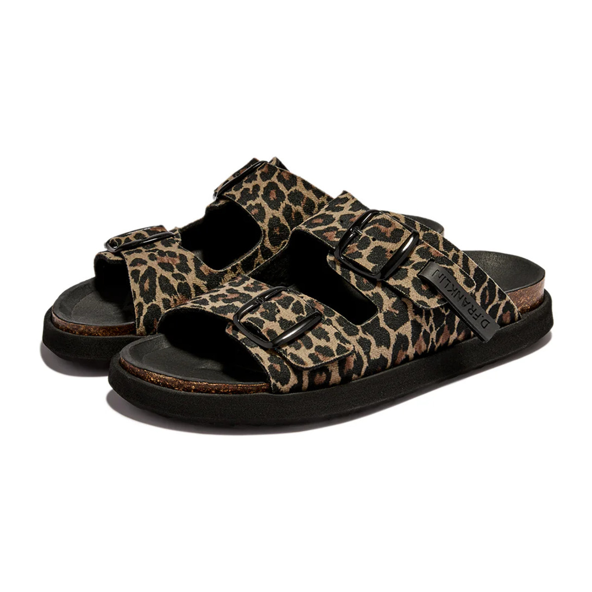 Sandalias de Mujer Cierre Hebilla en Leopardo Vibe