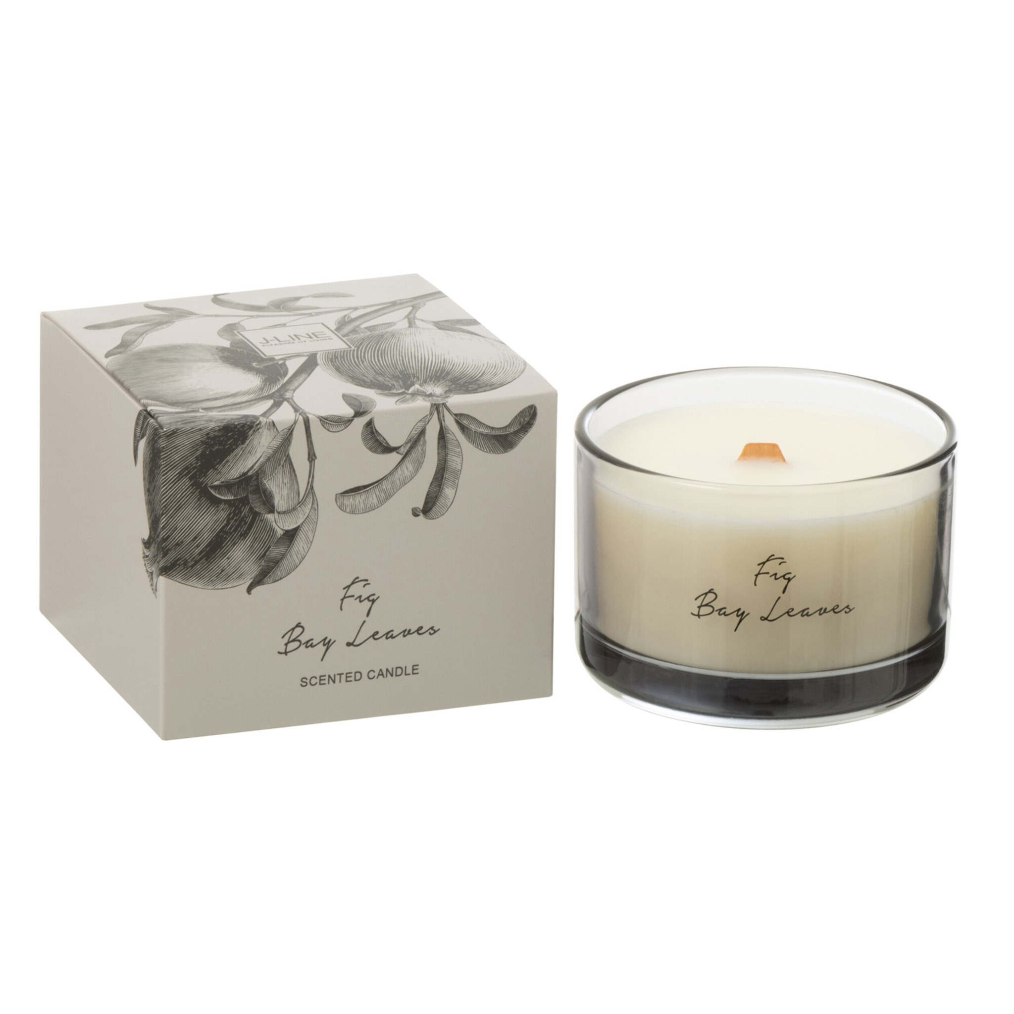 J-Line bougie parfumée Figue Baie Feuilles - small - 50H
