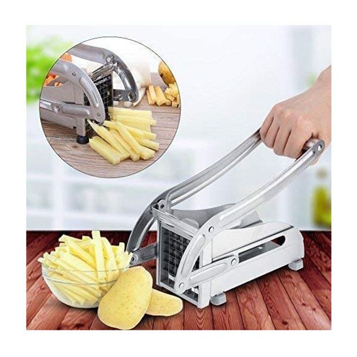 Coupe-Frites en acier inoxydable Herzberg  HG04166