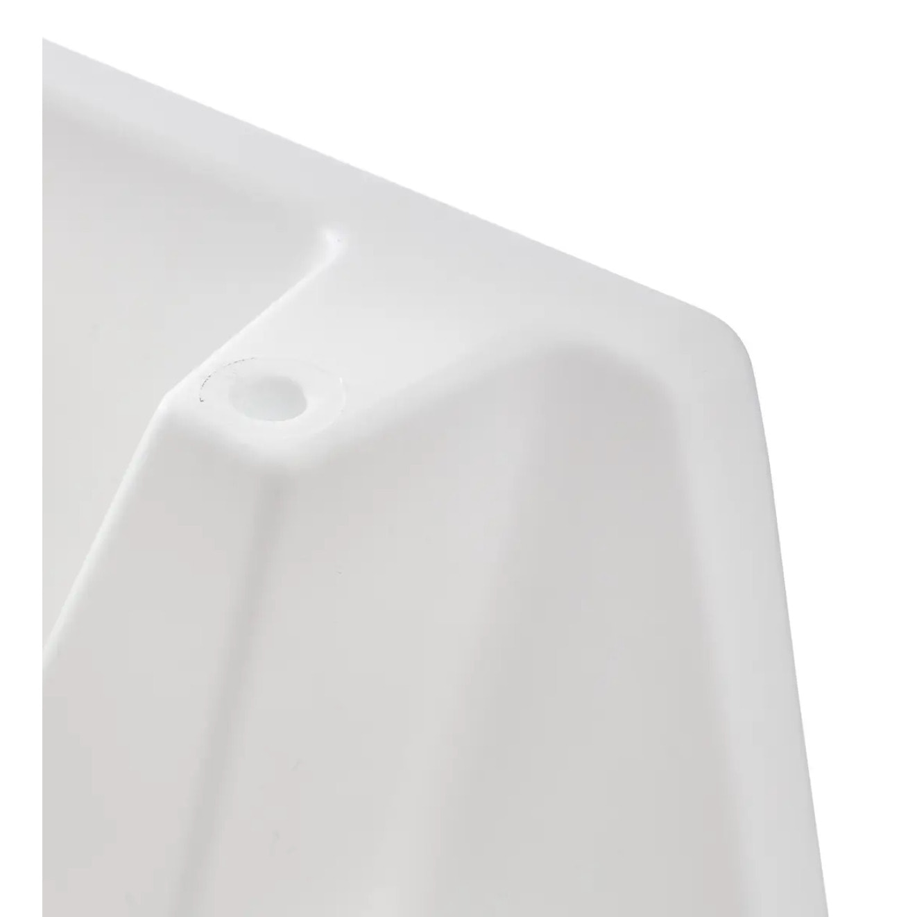 Tour de rangement Essentiels rectangulaire H.66cm blanc