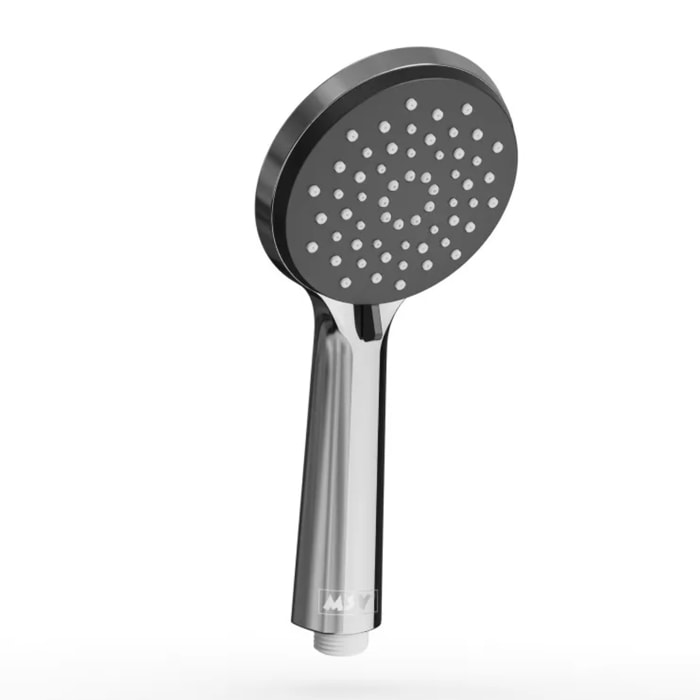 Pommeau de douche MSV Ezio Chrome – 3 fonctions – Économie d'eau 69 % – Ø 100 mm