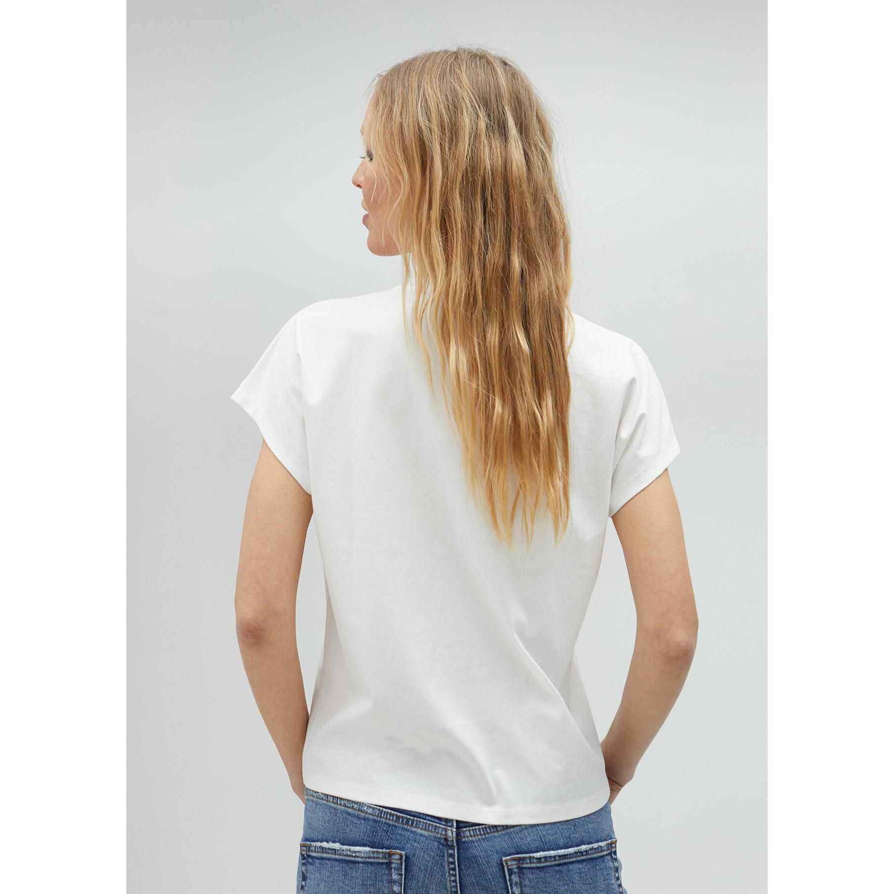 Maglietta bianca stampa tigre