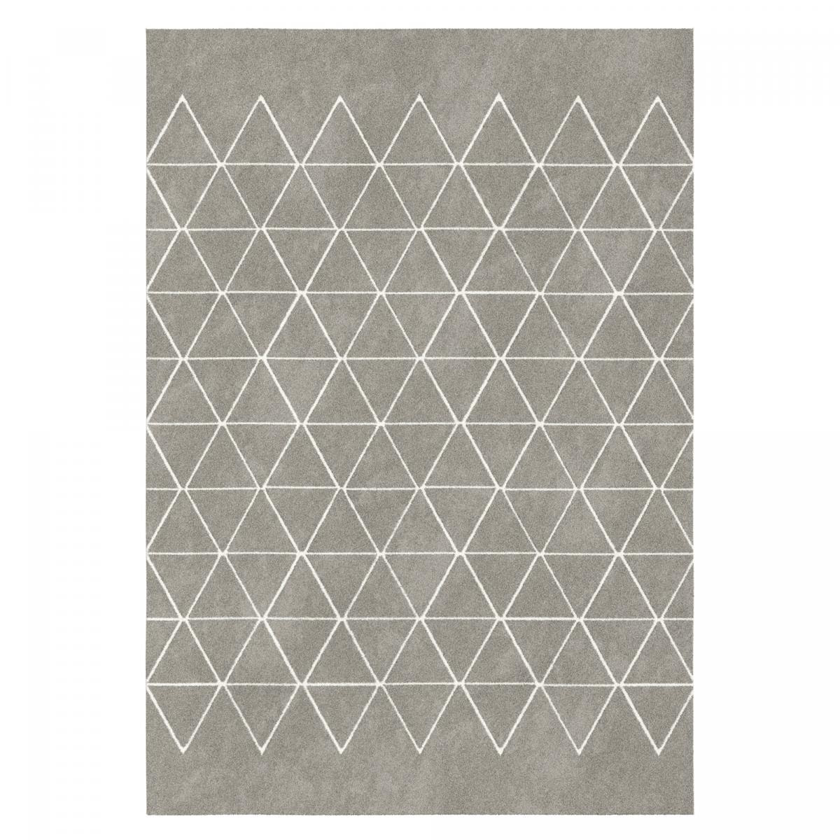 Tapis salon et chambre tissé motif abstrait CANU