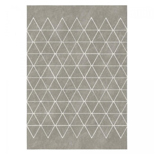 Tapis salon et chambre tissé motif abstrait CANU