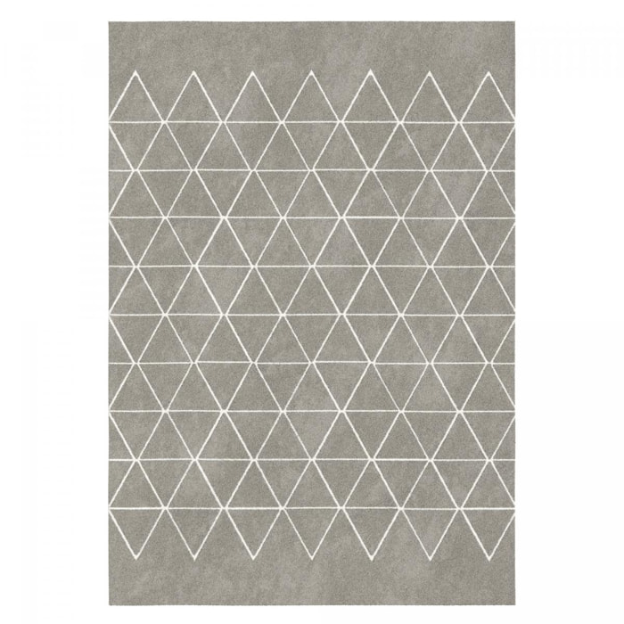 Tapis salon et chambre tissé motif abstrait CANU