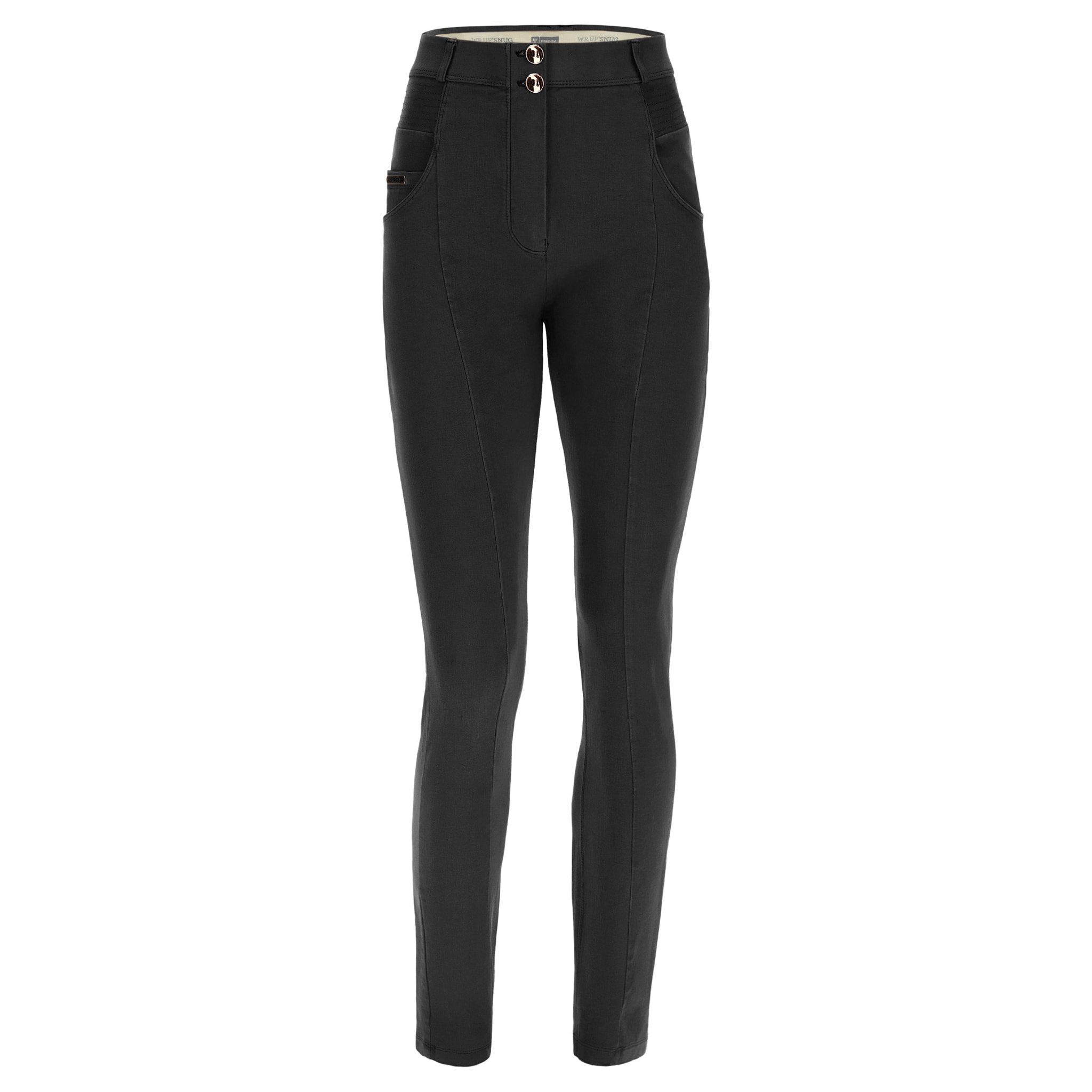 Pantaloni WR.UP® vita altissima in navetta tinto capo