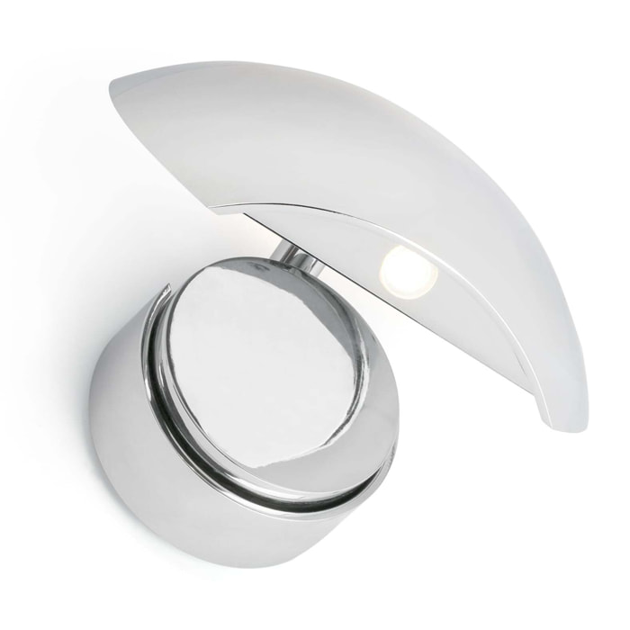 Lampada da parete SWING LED cromata