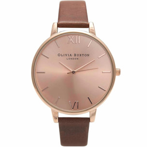 Reloj Olivia Burton OB13BD10 Mujer Analogico Cuarzo con Correa de Cuero