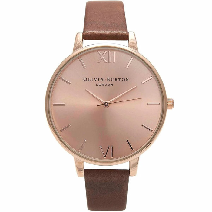 Reloj Olivia Burton OB13BD10 Mujer Analogico Cuarzo con Correa de Cuero