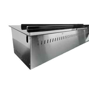 Vapor 3D 100 - Inserto Camino Decorativo ad Acqua Senza Calore 100x17,8x22,7 cm con Effetto Fiamma a LED 3D