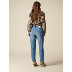 Oltre - Jeans boyfit - Azzurro