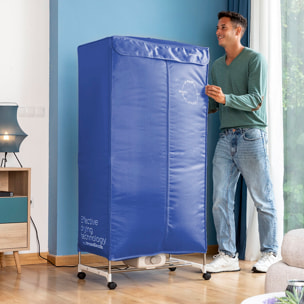 Séchoir Électrique Portatif à 2 Hauteurs Dupledry Blue InnovaGoods 1200 W