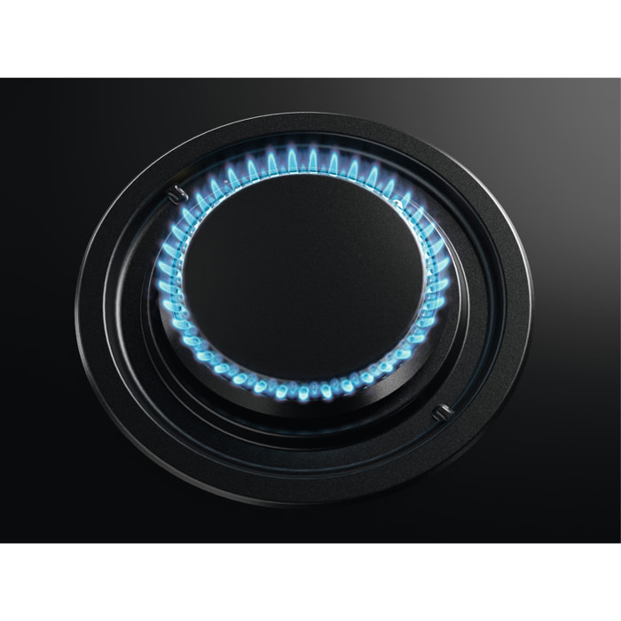 AEG Placa de gas Serie 8000 Flamelight de 75 cm HKB75453NB