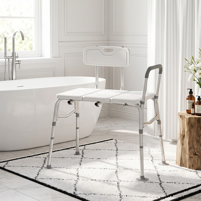 Banc de transfert de bain avec poignée - siège de baignoire orthopédique pour transfert