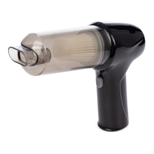 Aspirapolvere e soffiatori a mano con batteria ricaricabile e 6 ugelli.