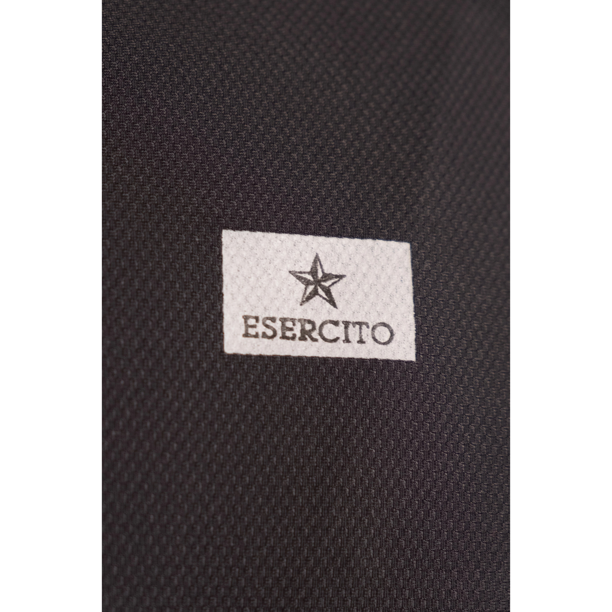 T-shirt Esercito a maniche lunghe sport nera uomo