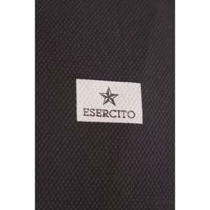 T-shirt Esercito a maniche lunghe sport nera uomo
