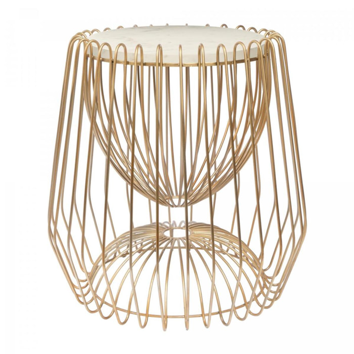 Table basse KILA Fait à la main en Marbre