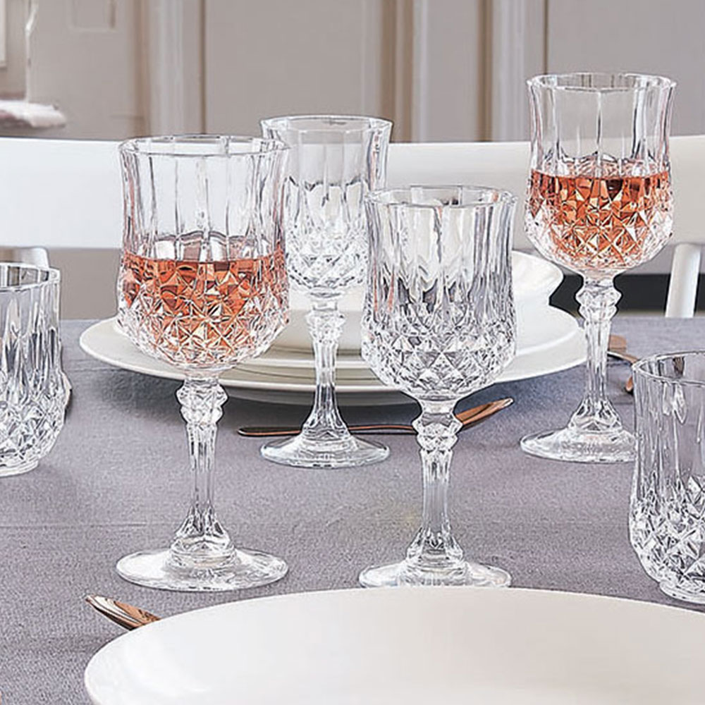 Set di 18 bicchieri Longchamp - Cristal d'Arques