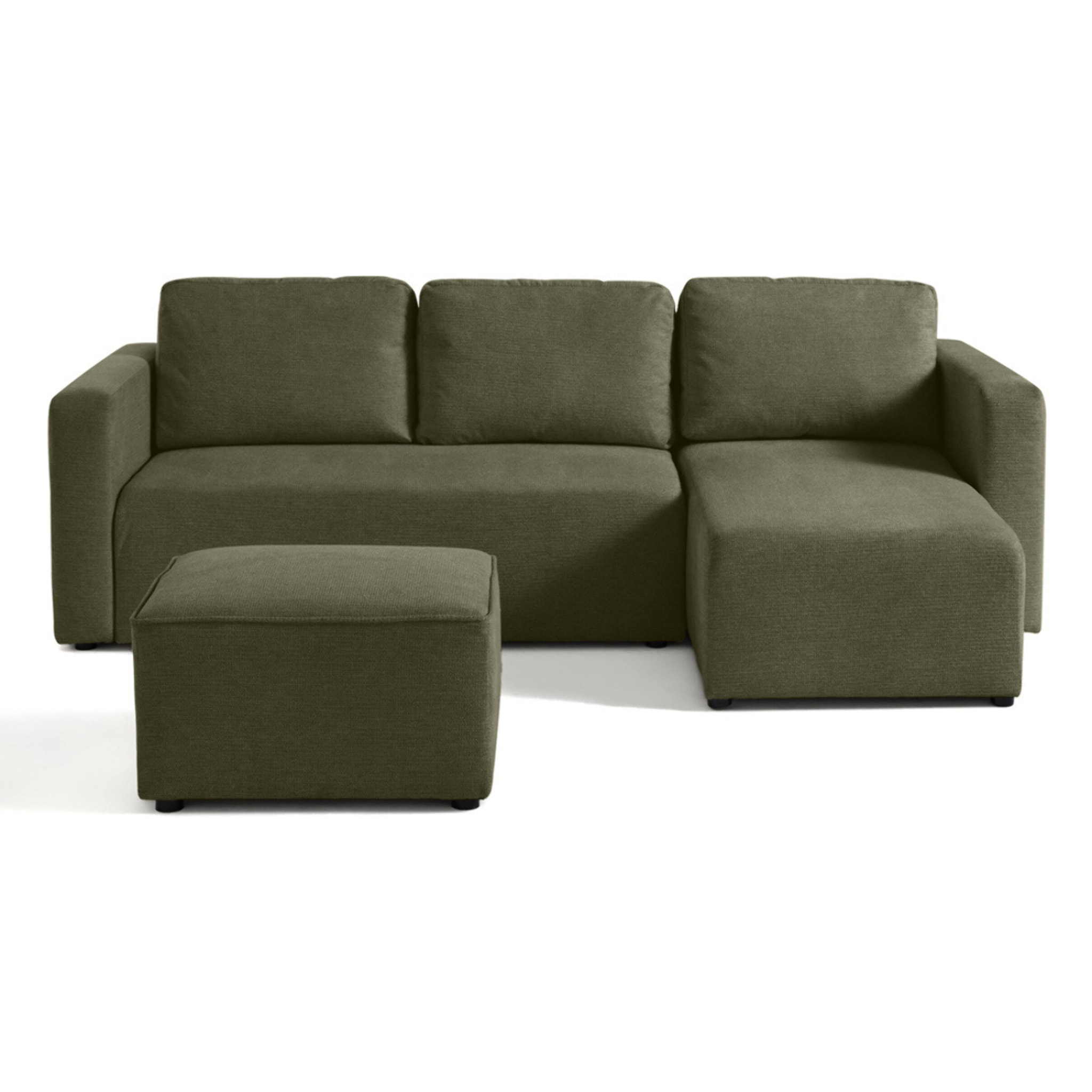 Canopy - pouf - en tissu texturé - Vert