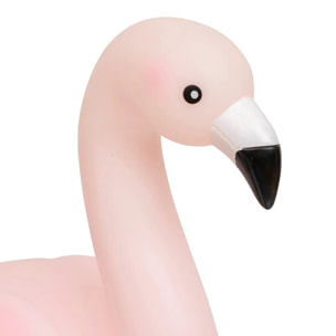 Veilleuse enfant à pile flamant rose "Amel" rose H14,5cm