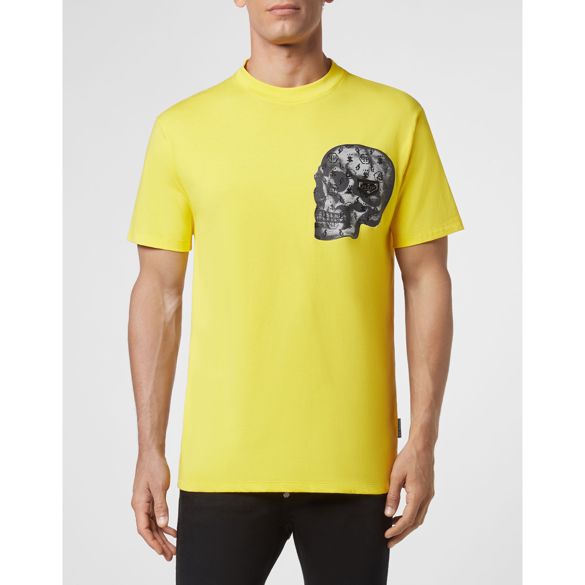 PHILIPP PLEIN T-shirt Round Neck SS print Skull