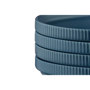 Assiette SCANDI Ø16,5cm - 4 pièces - Marine