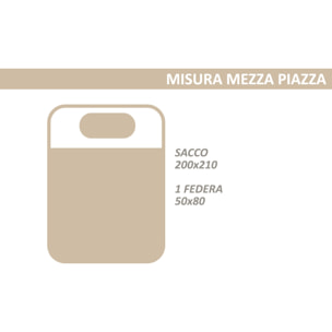 Copripiumino 100% Cotone Disegno Drops