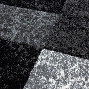 HAWAII - Tapis de salon à motif géométrique noir