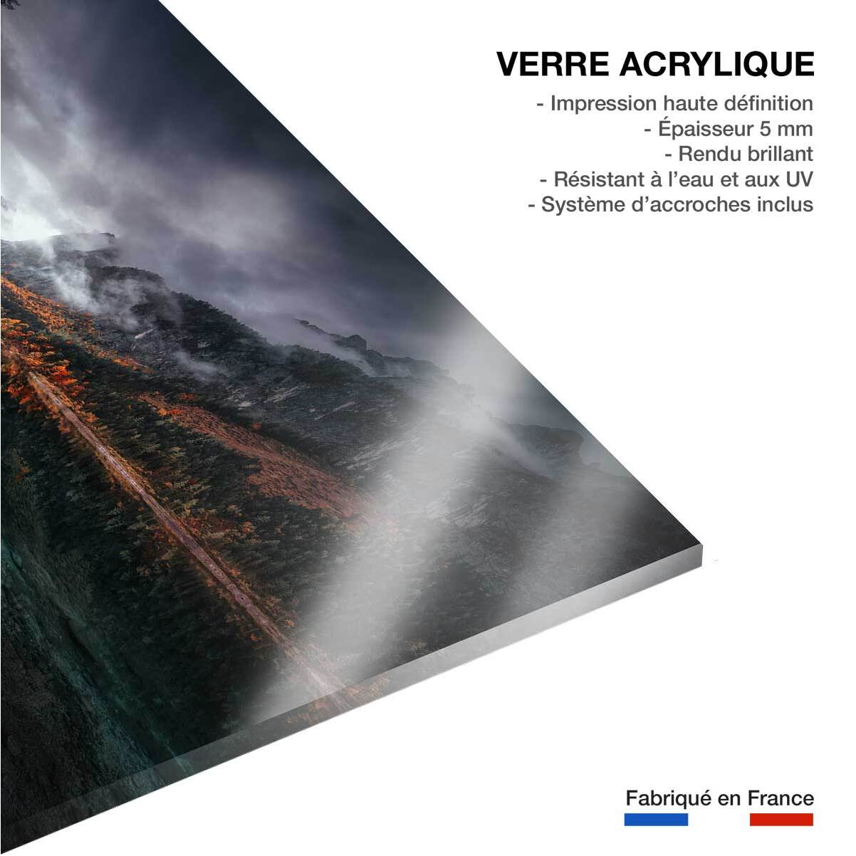 Tableau lacs en Autriche Tableau plexiglas