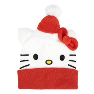 Gorro de punto infantil "Hello Kitty"