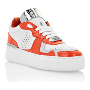 PHILIPP PLEIN Low-Top Sneakers SILVER SURFER