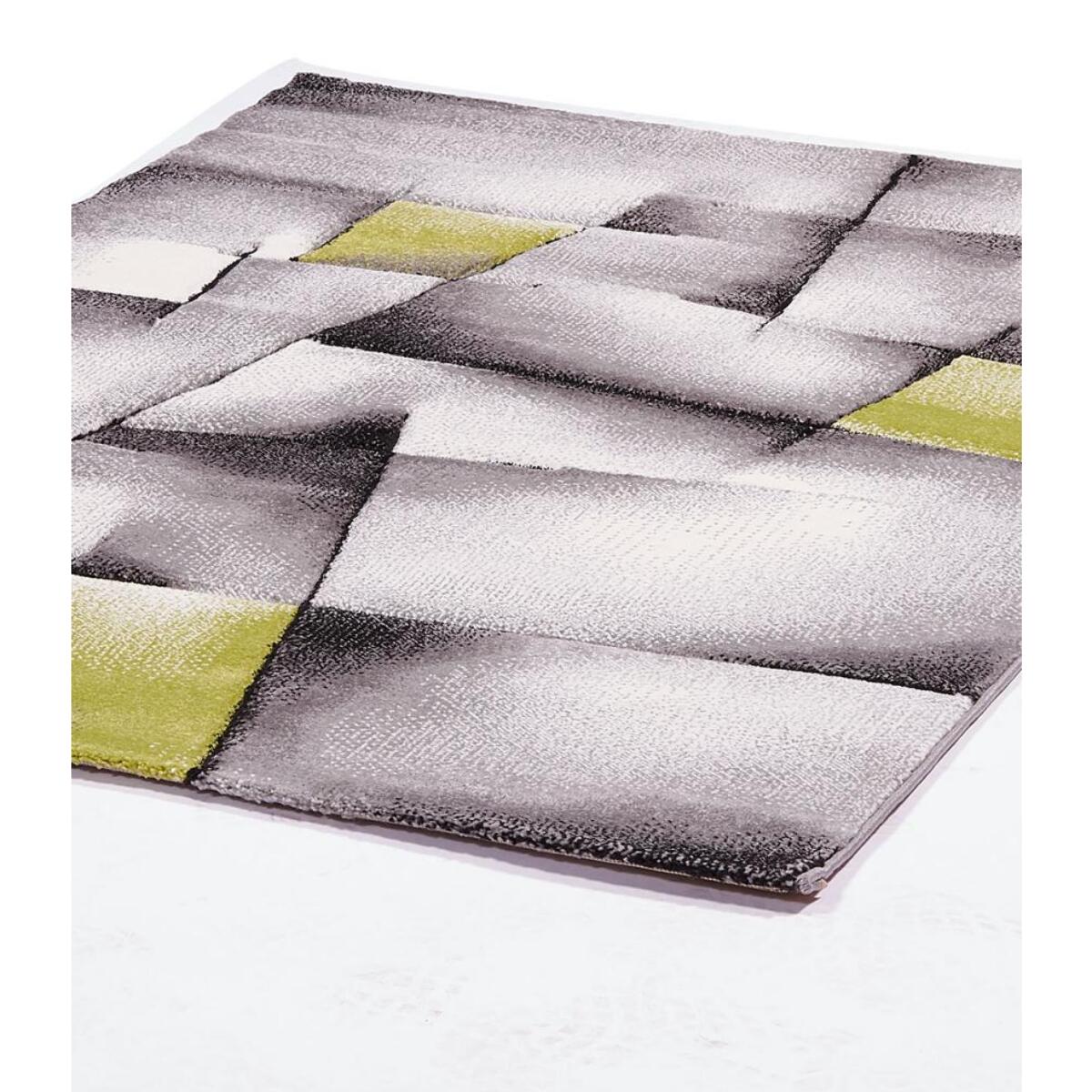 Tapis salon et chambre tissé motif géométrique RAHI