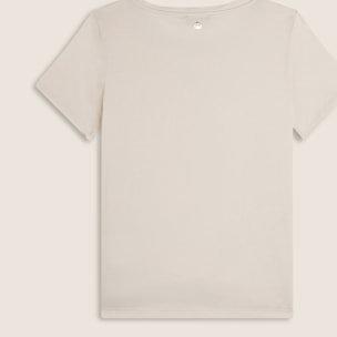 T-shirt regular con grafica oro chiaro