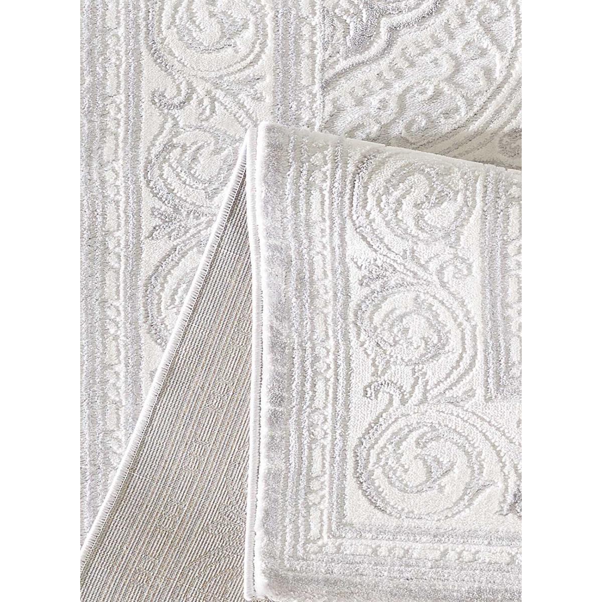 Tapis doux et souyeux tissé en relief FASULIN