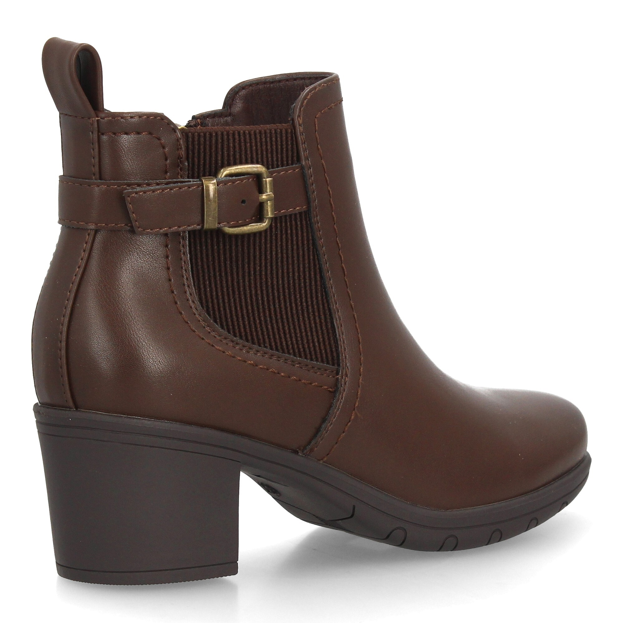 Botines Chelsea con hebilla decorativa