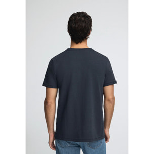 Camiseta Amore azul marino con parche personalizado Polo Club