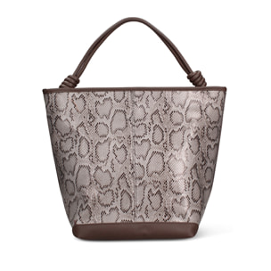 Borsa a mano da donna - Modello Astrea Lux - Pelle vegana PU - 39.0 x 23.0 x 17.0 cm