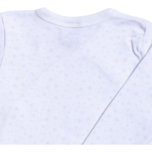 Body bebé manga larga cuello estrellitas