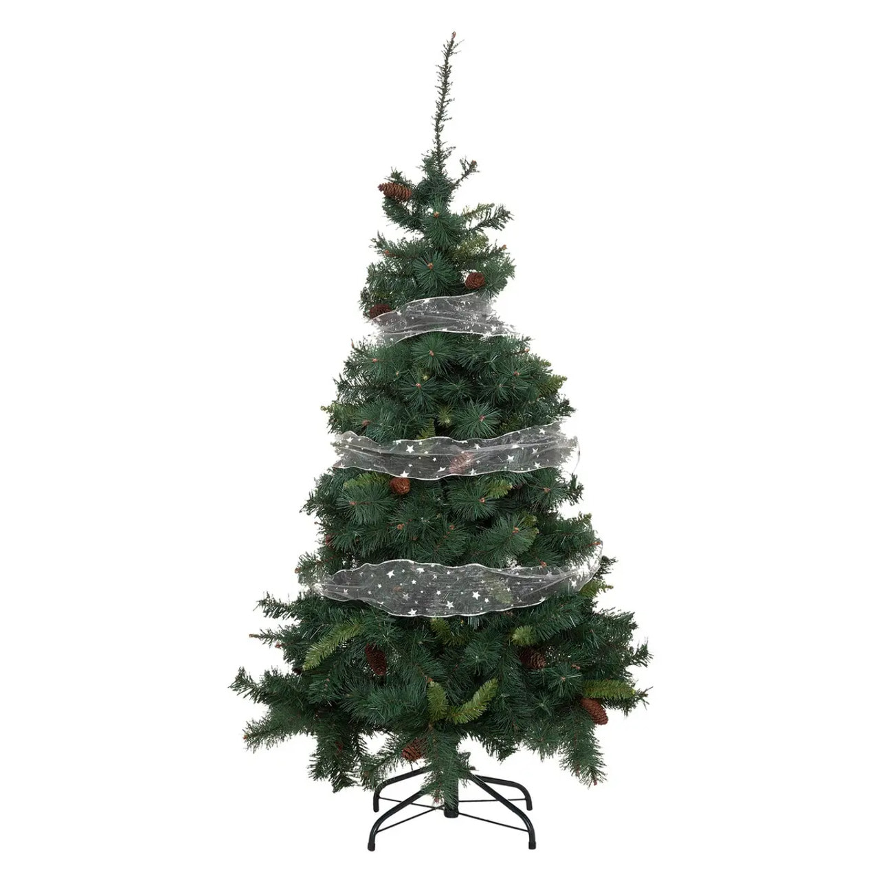 Guirlande de Noël ruban étoiles 12cmx5 m