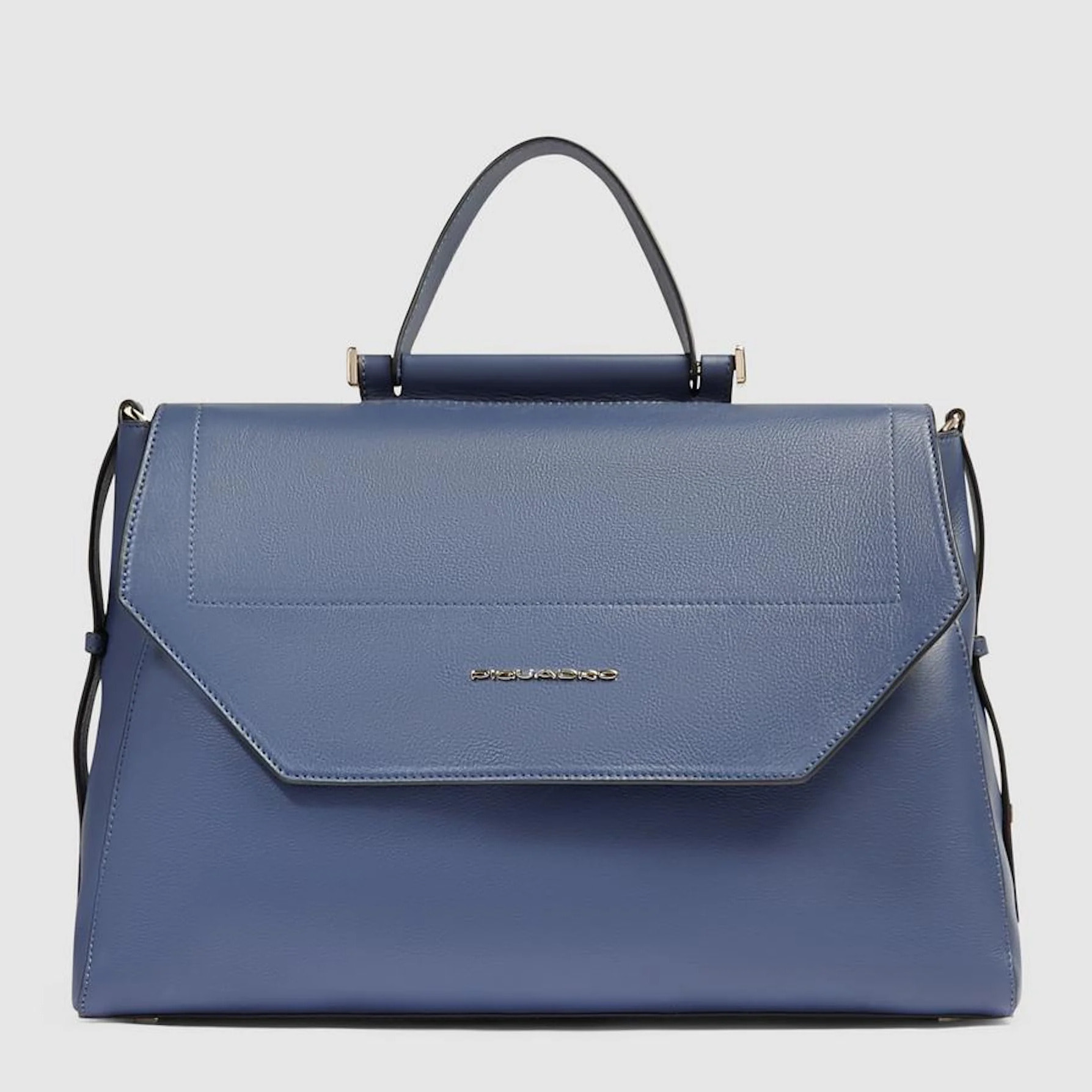 Piquadro Borsa modello satchel in pelle porta pc con protezioni antiurto e RFID