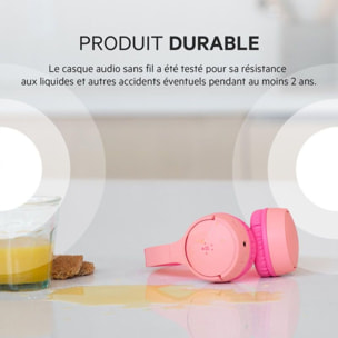 Casque BELKIN SoundForm pour enfant Mini Rose