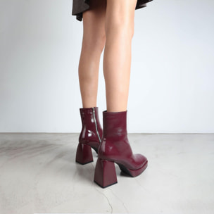 Bota de tacón con plataforma YASU 5 cm