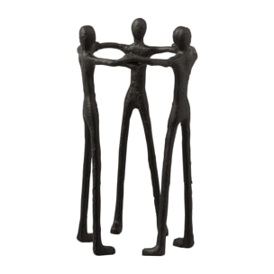 J-Line personnages Cercle - aluminium -  noir