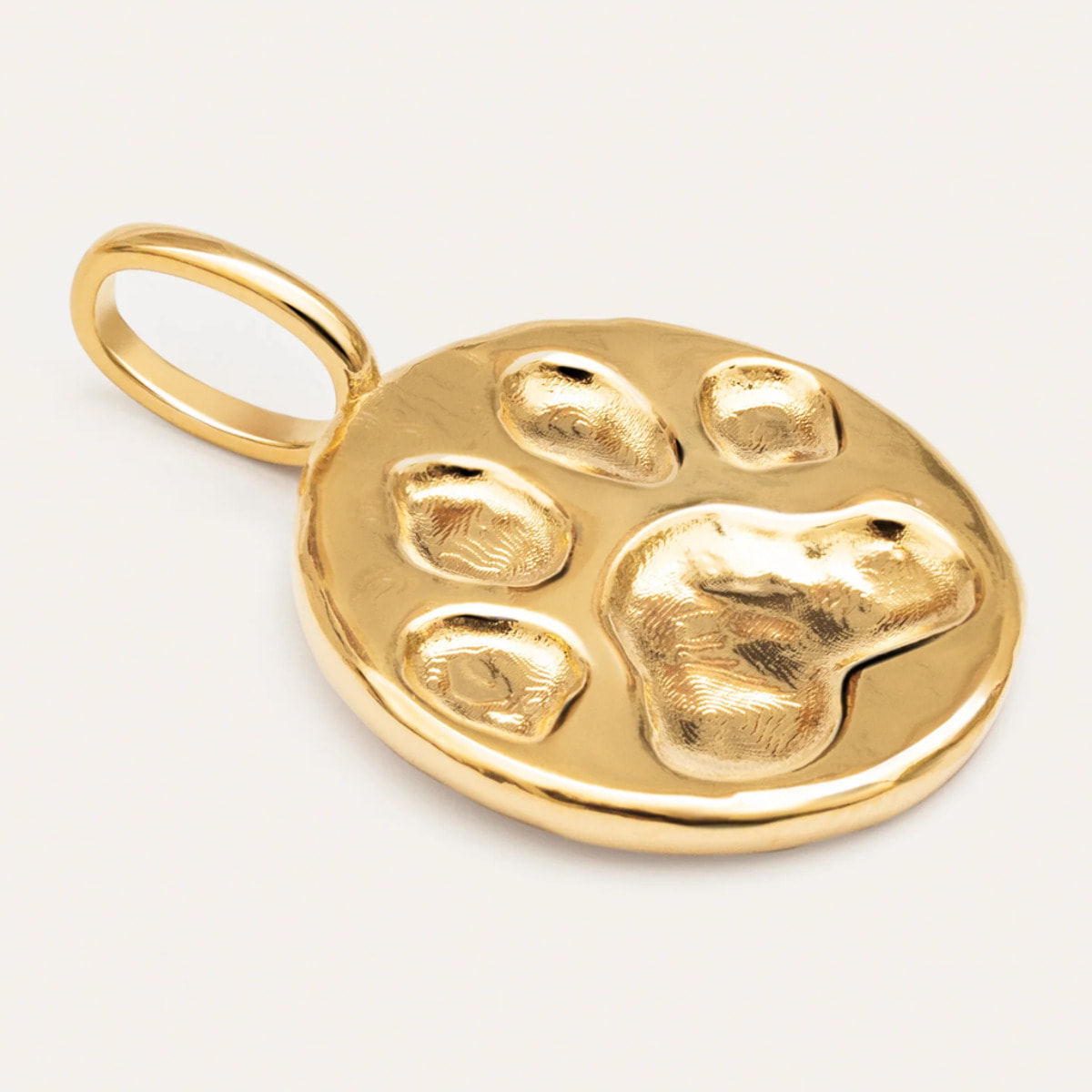 Charm Huella Baño Oro