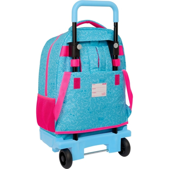 Mochila gde. c/ruedas compact extraible lol surprise! "divas"