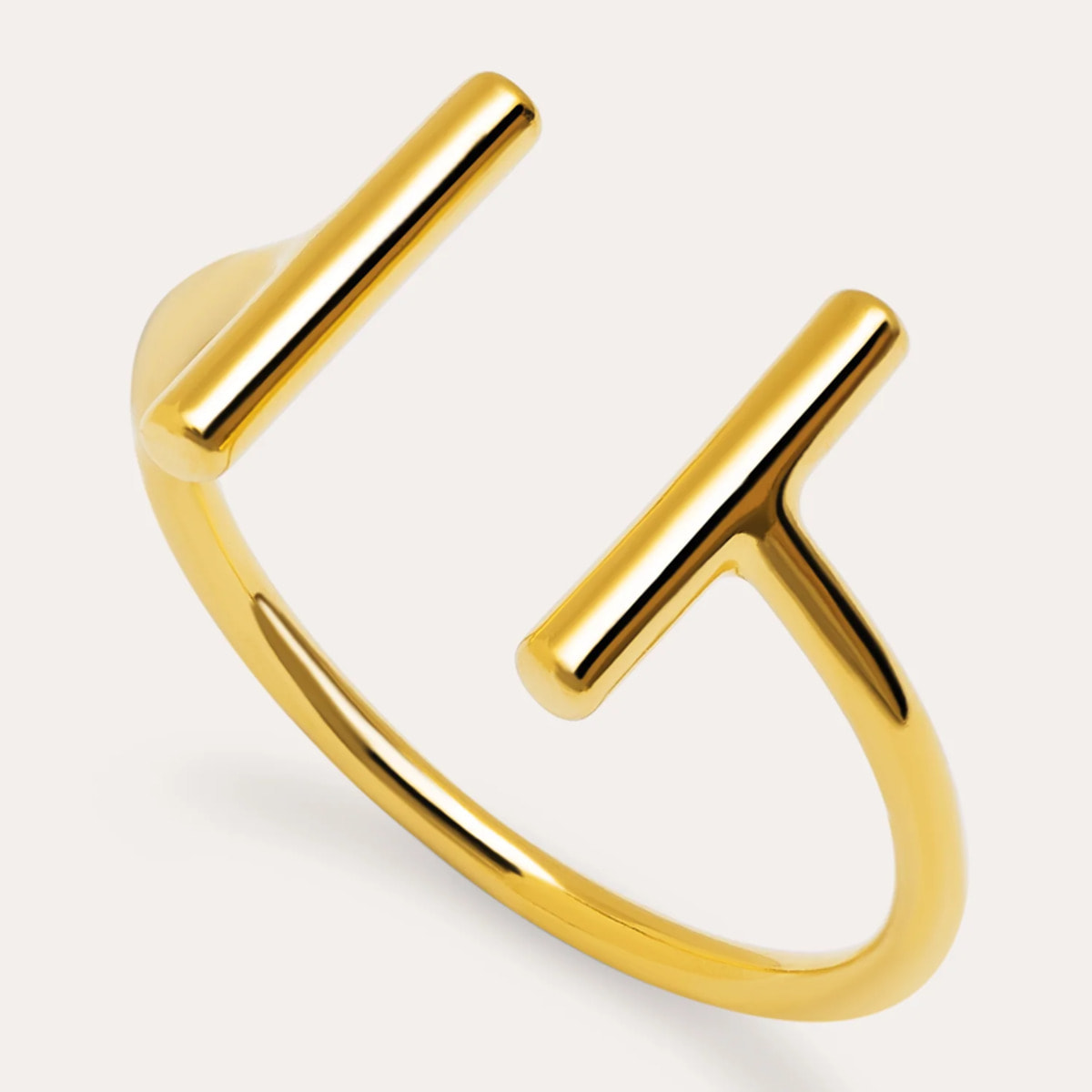 Anelli Sticks Argento Placcato Oro